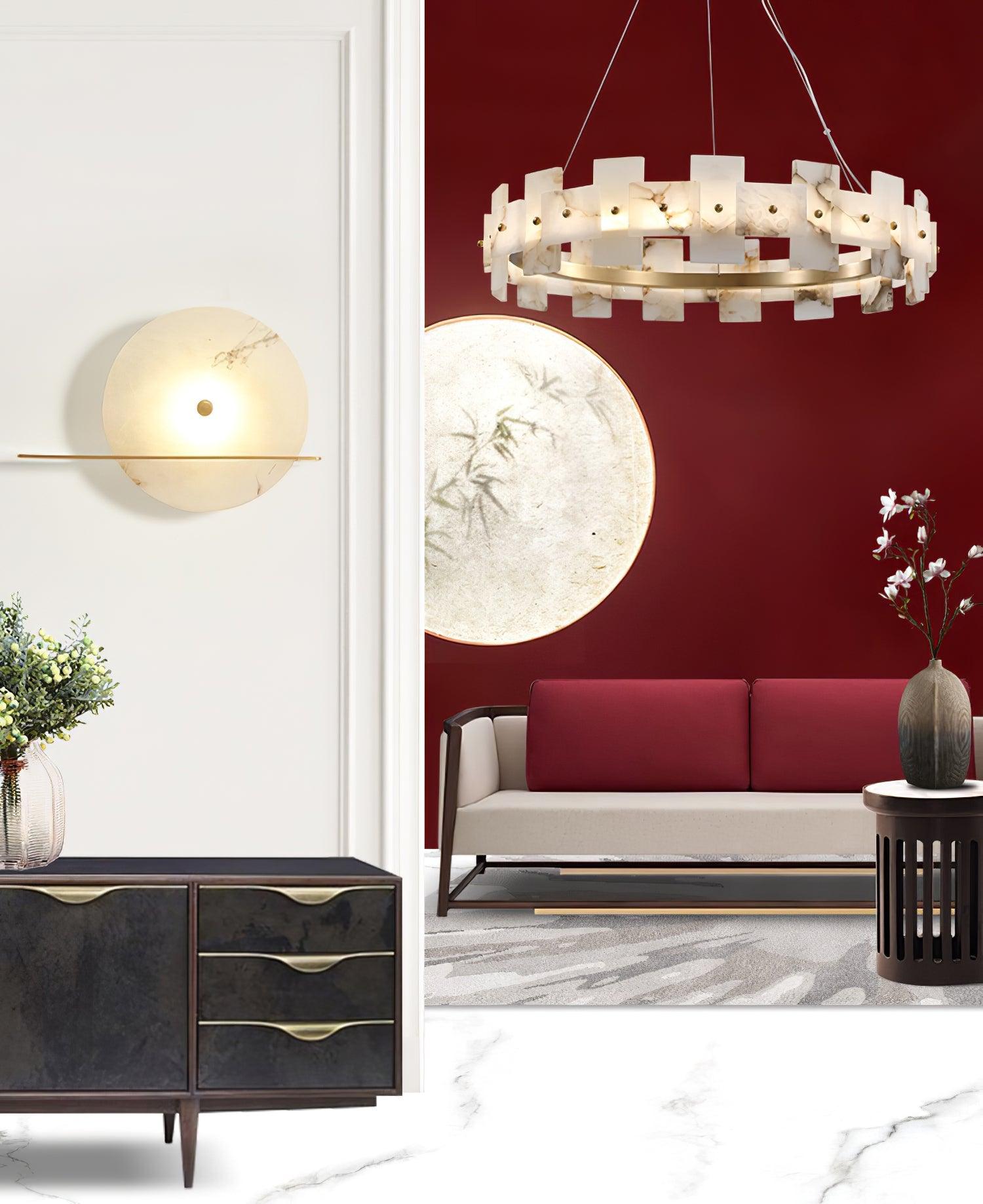 Casolarae Alabaster Chandelier Light - Blowlighting