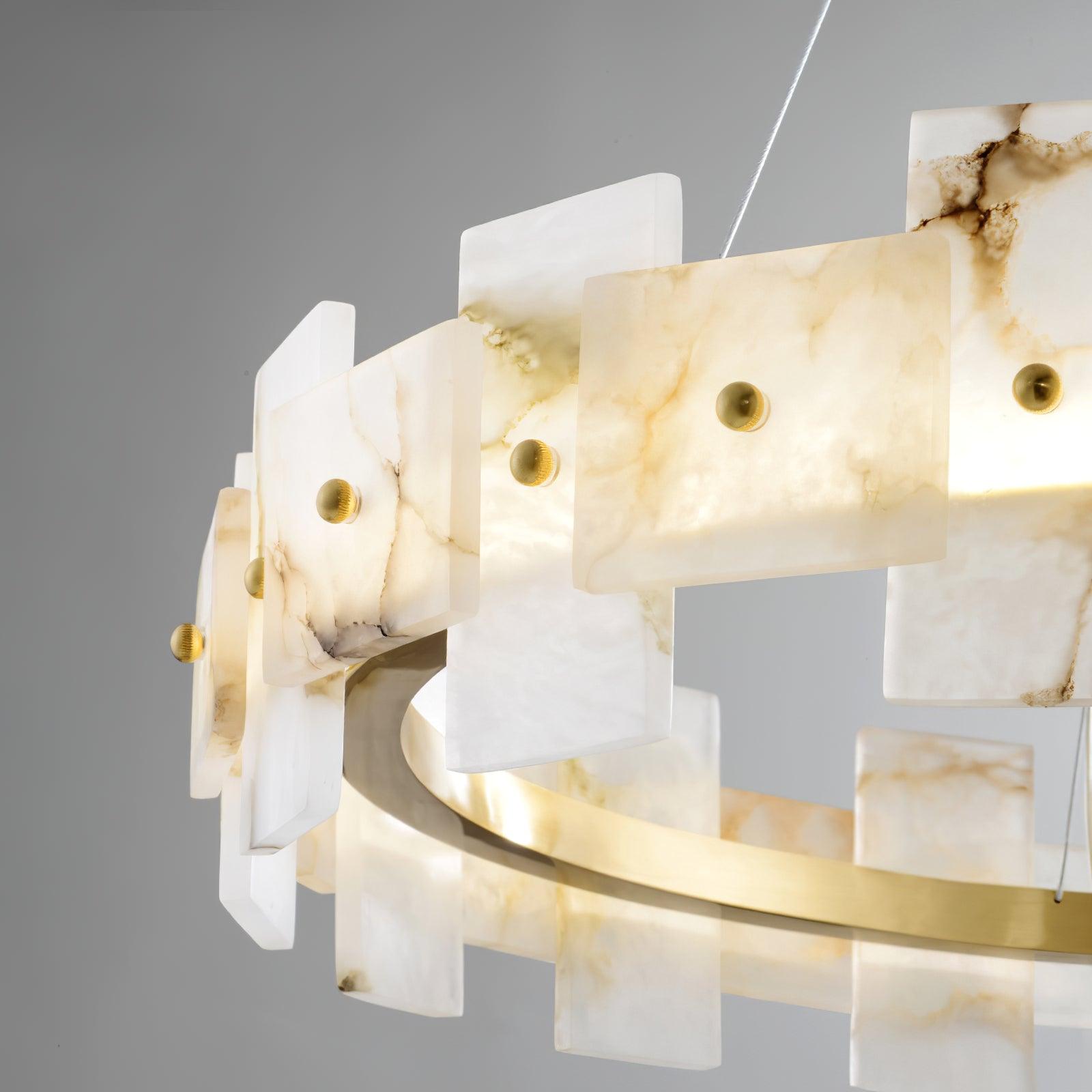 Casolarae Alabaster Chandelier Light - Blowlighting