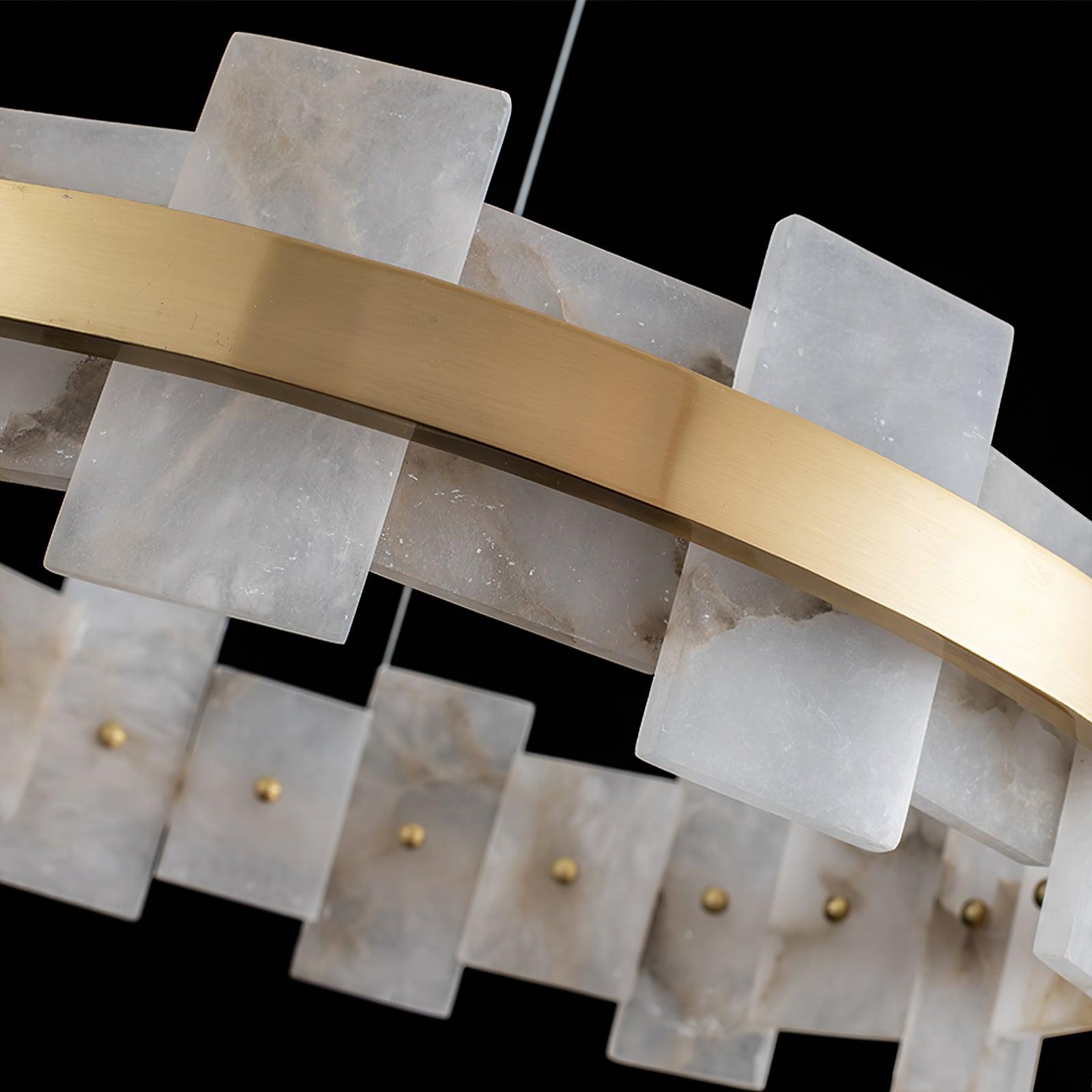 Casolarae Alabaster Chandelier Light - Blowlighting