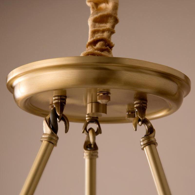Antique Brass Chandelier - Blowlighting
