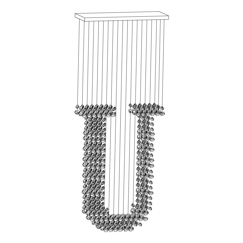Damian Modern Metal Chandeliers - Blowlighting