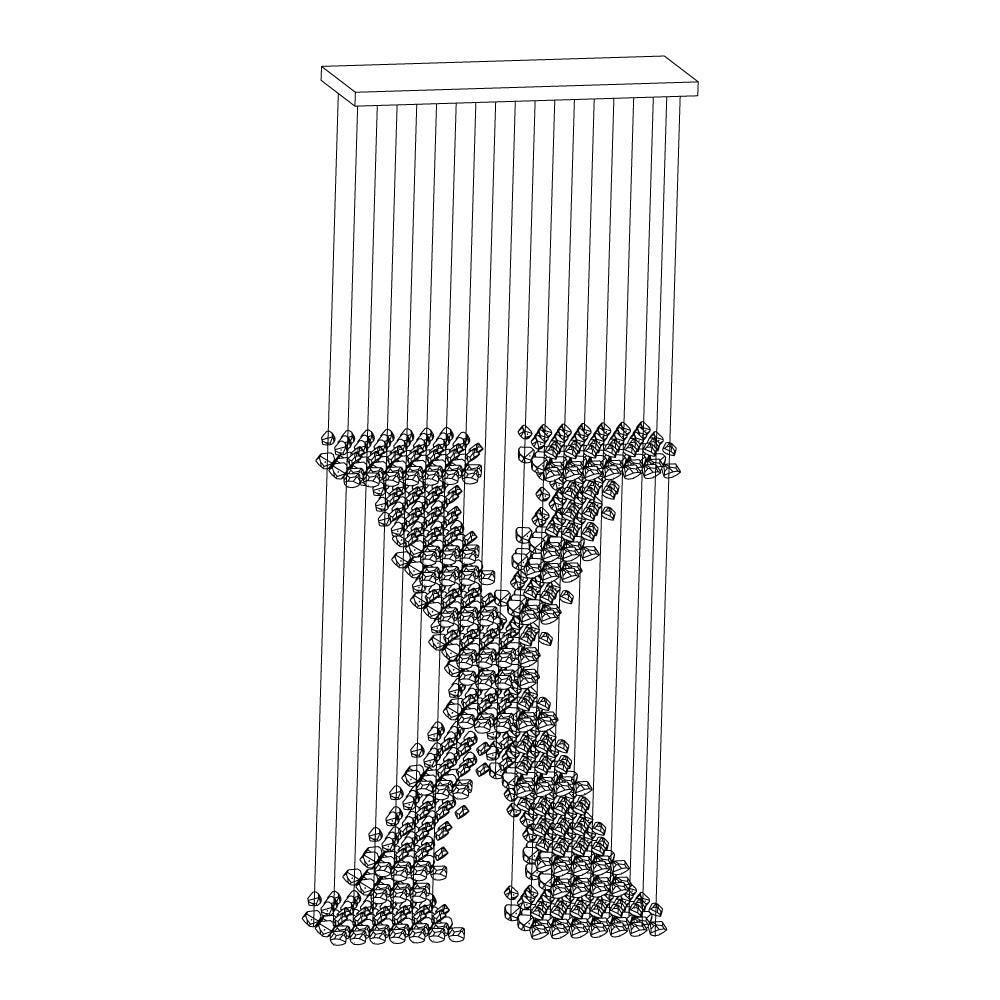 Damian Modern Metal Chandeliers - Blowlighting