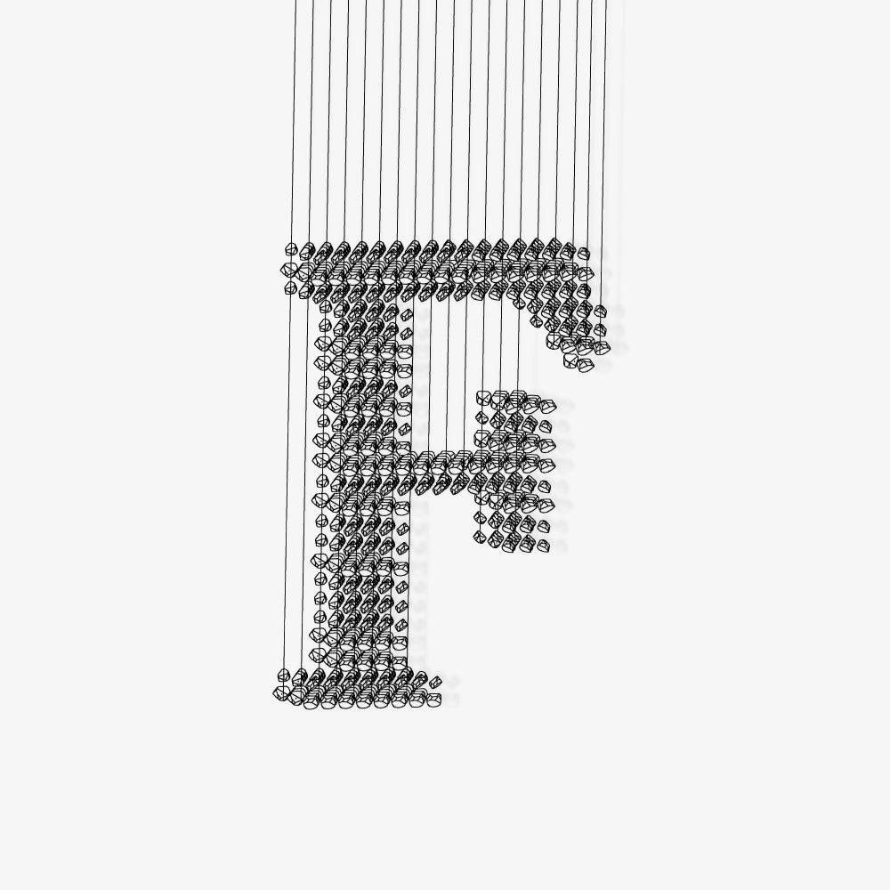 Facet Minimalist Stone Chandeliers - Blowlighting