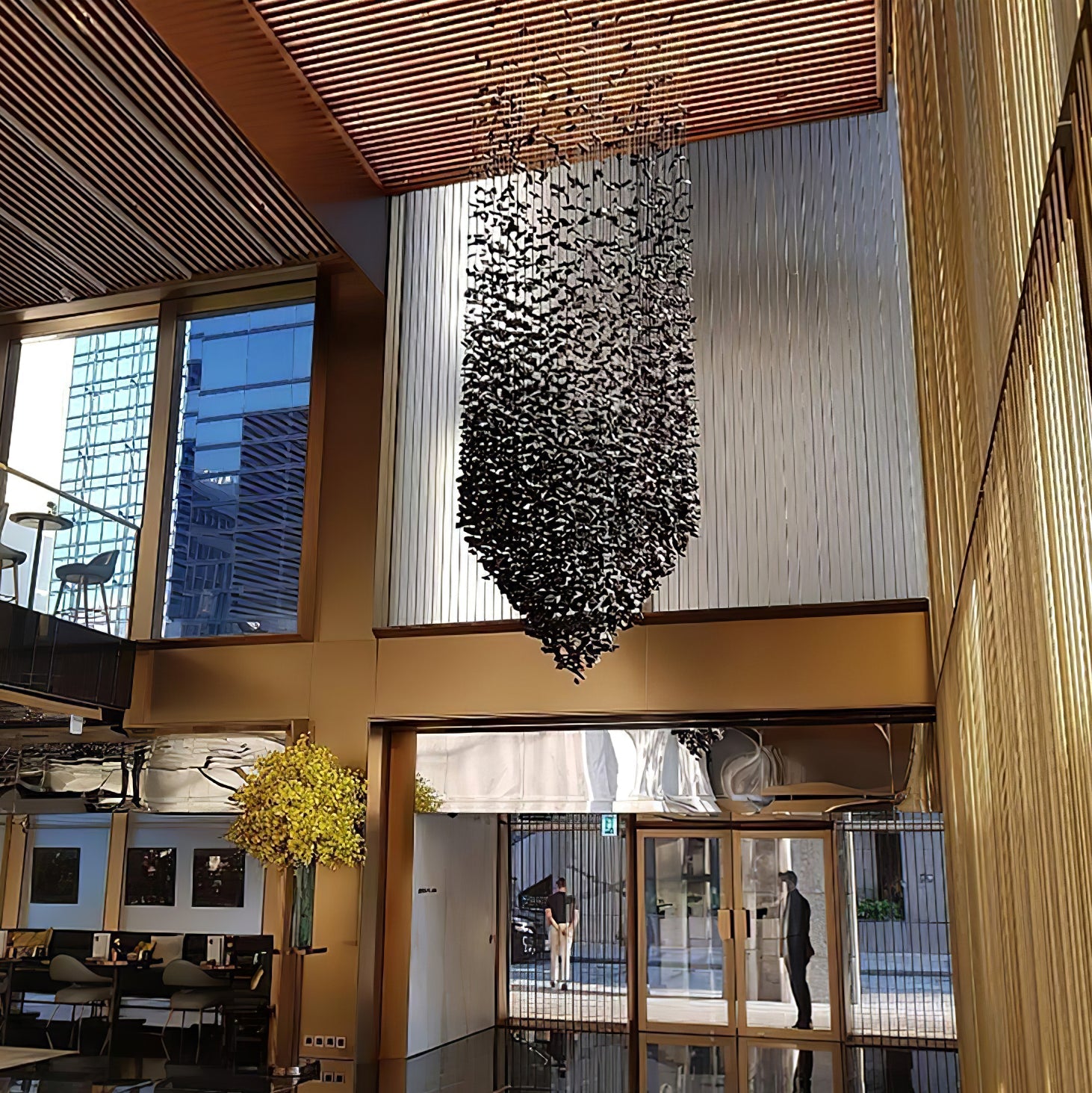 Arsilus Charcoal Stone Sculptural Chandelier Orbicular - Blowlighting