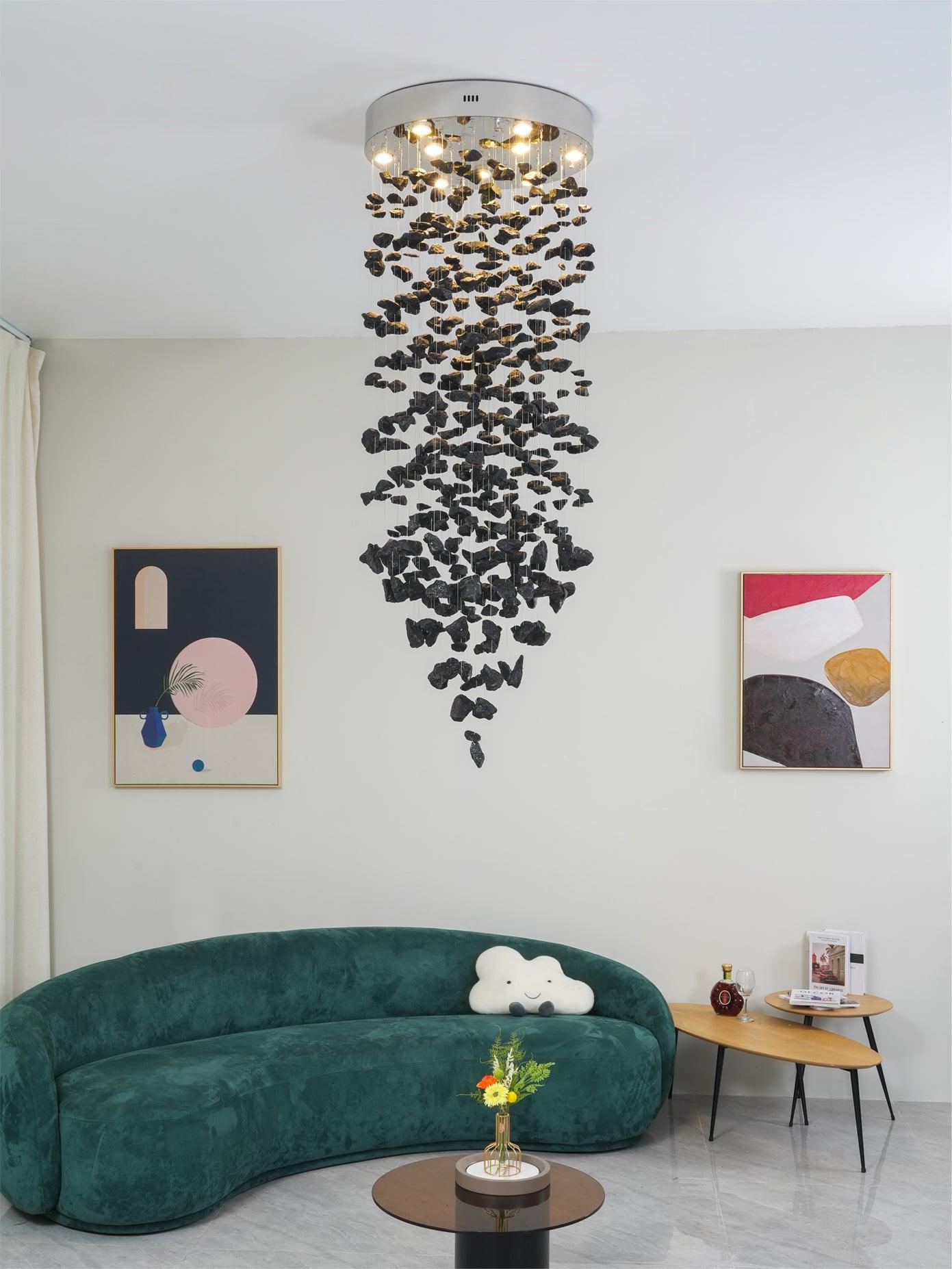Finley Modern Metal Chandeliers - Blowlighting