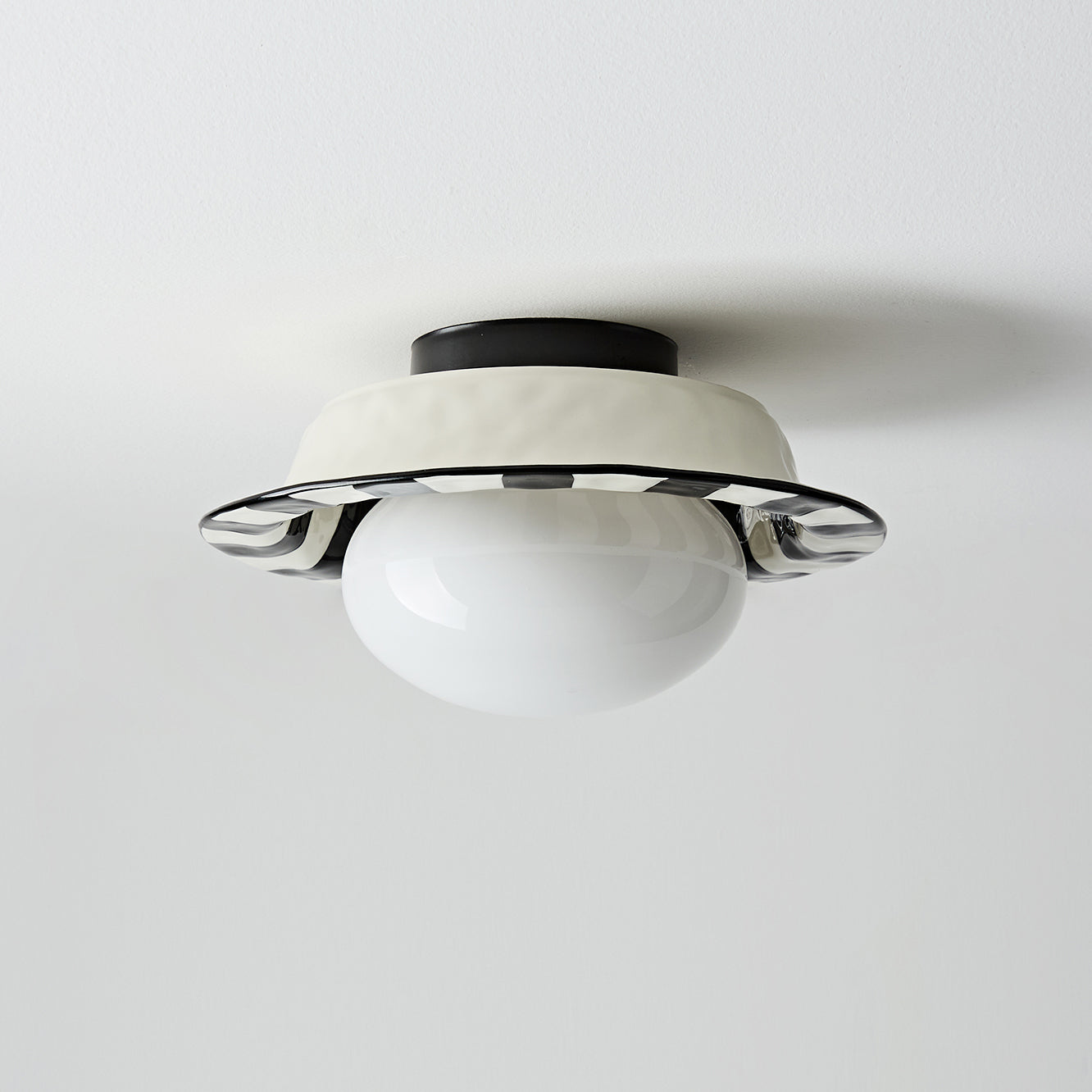 Grid Modern Ceramics Ceiling Lamp