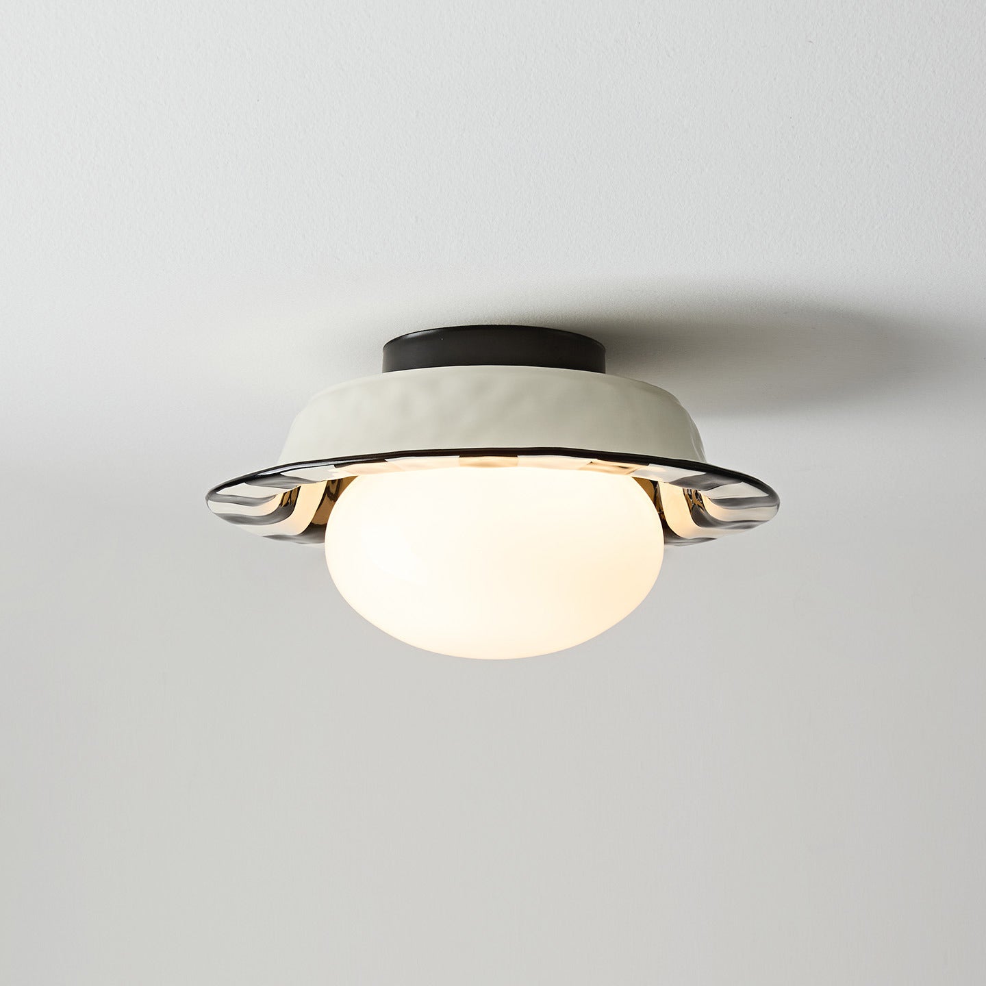 Grid Modern Ceramics Ceiling Lamp