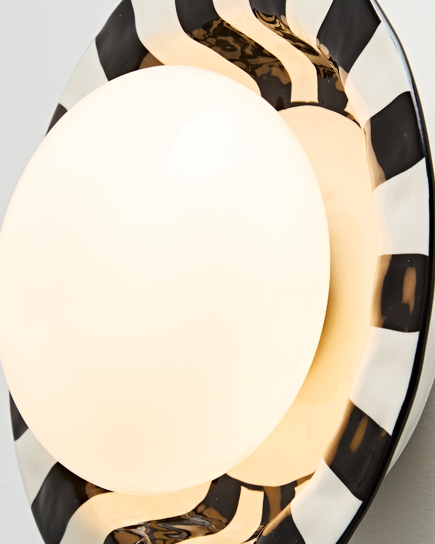 Checker Modern Ceramics Wall Light