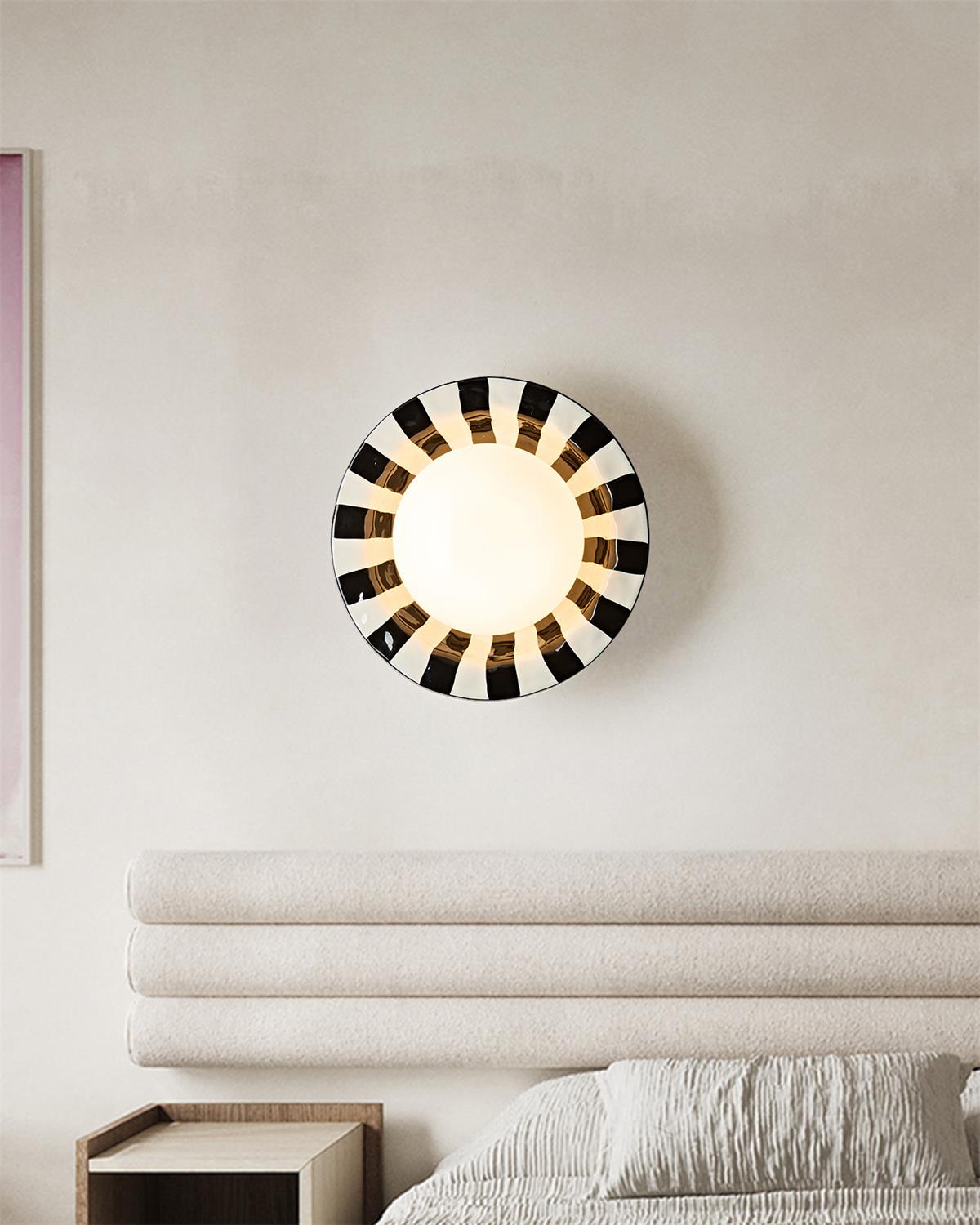 Checker Modern Ceramics Wall Light