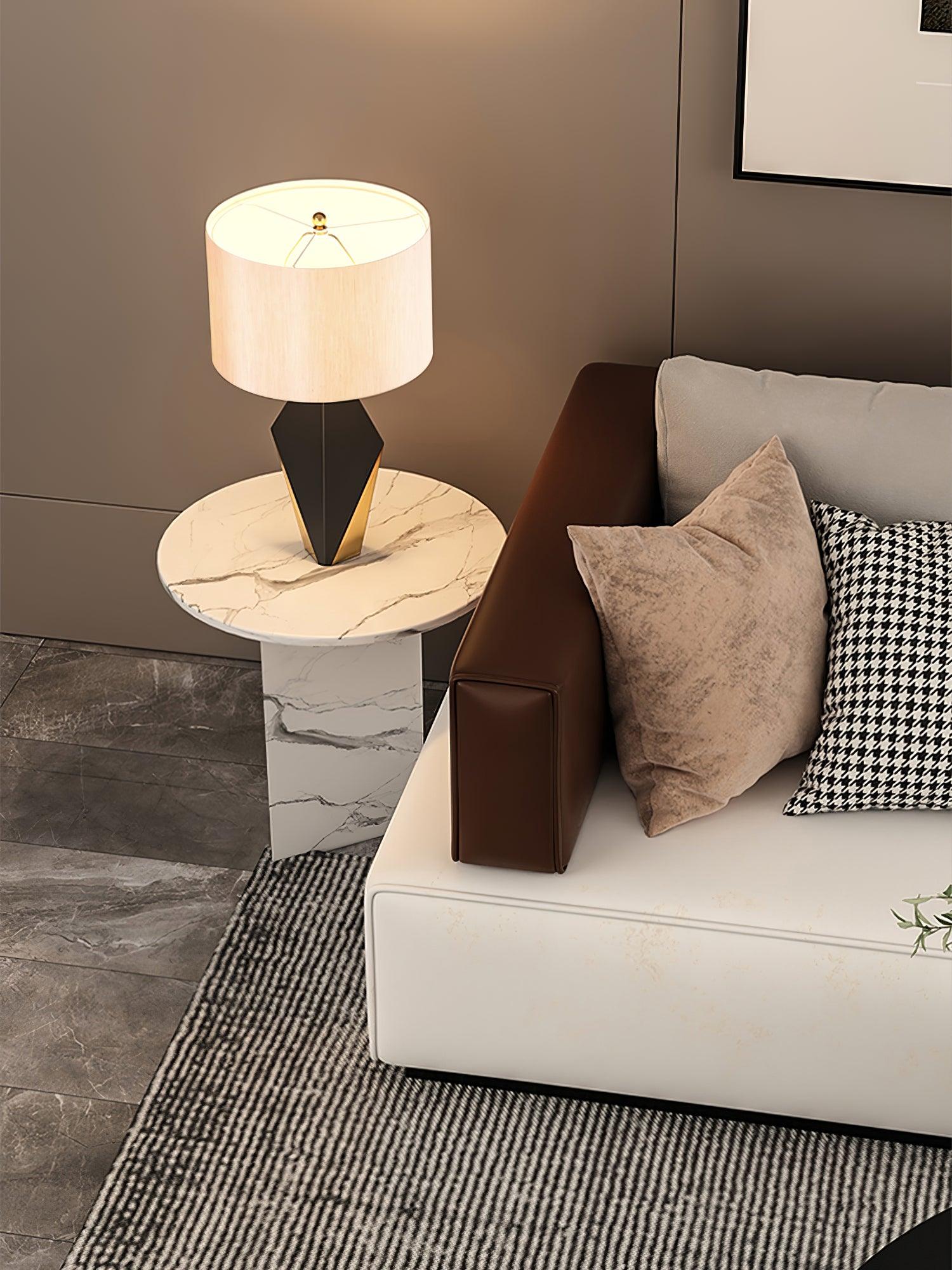 Prism Contemporary Fabric Table Lamp - Blowlighting