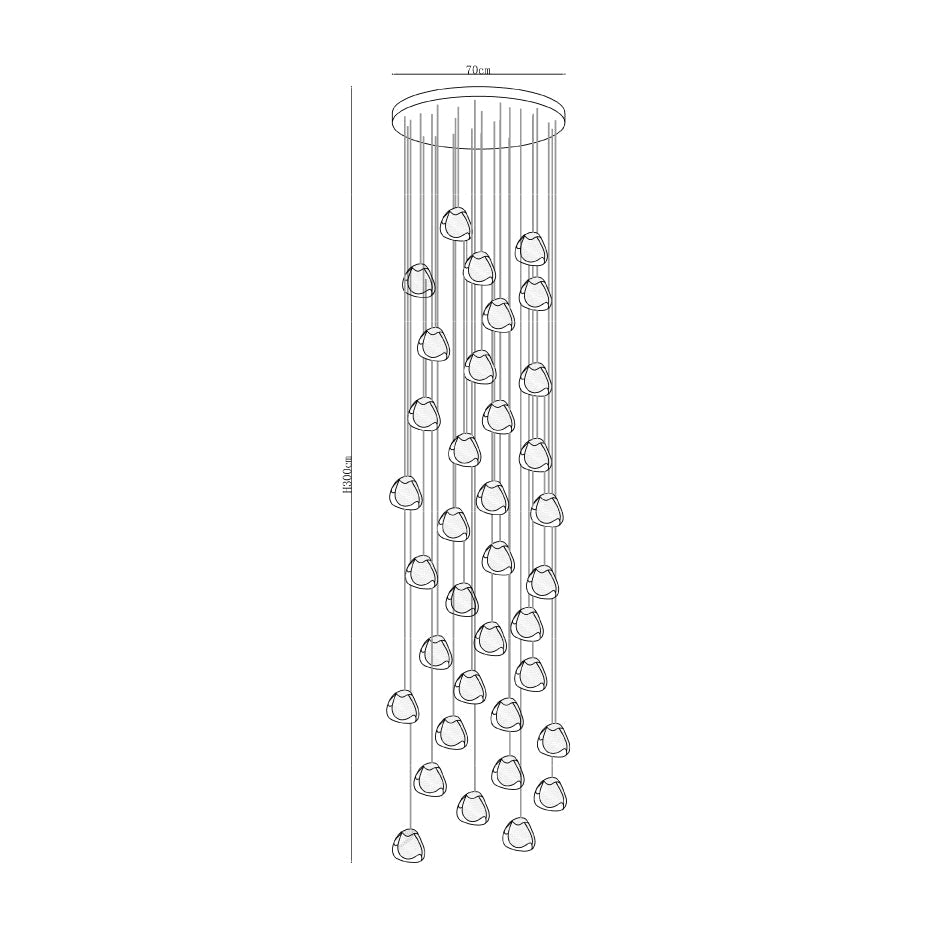 Cherry Crystal Pendant Lamp - Blowlighting