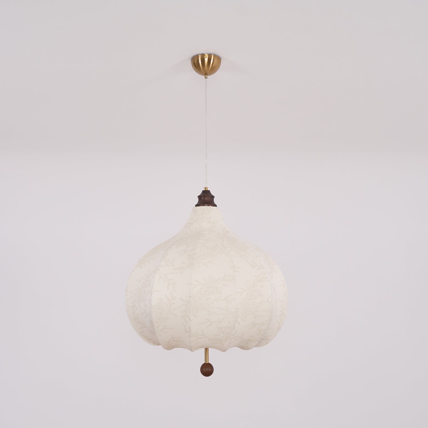 Chestnut Fabric Pendant Light - Blowlighting
