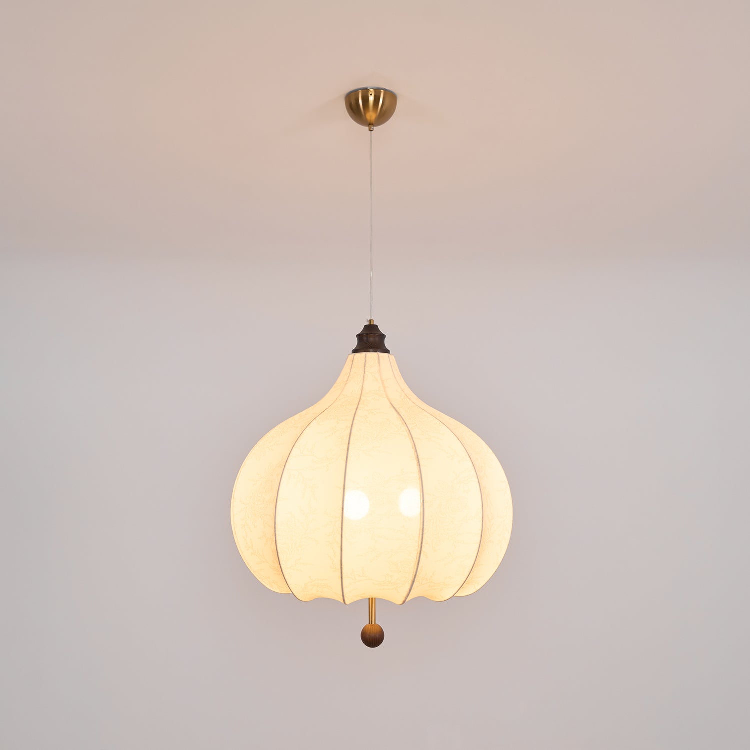 Chestnut Fabric Pendant Light - Blowlighting