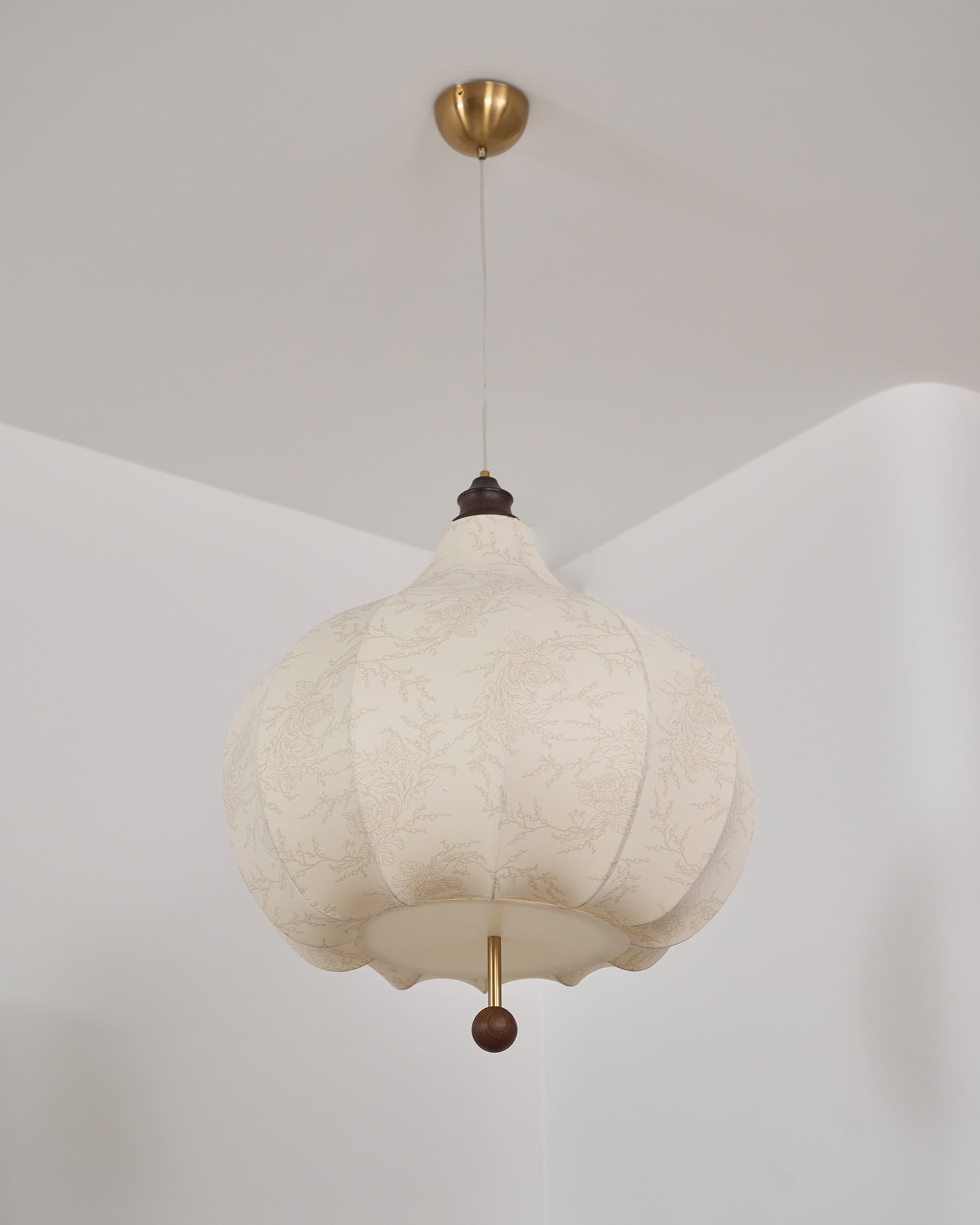 Chestnut Fabric Pendant Light - Blowlighting