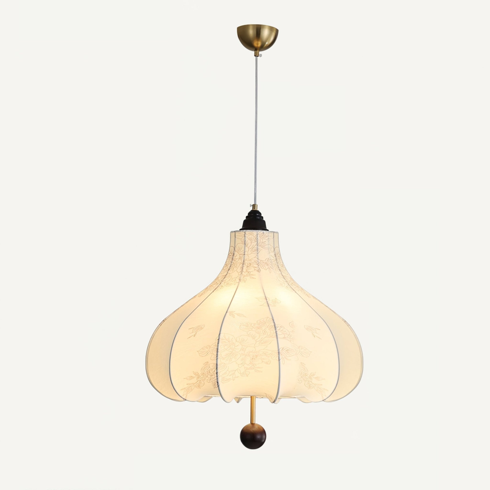 Chestnut Fabric Pendant Light - Blowlighting