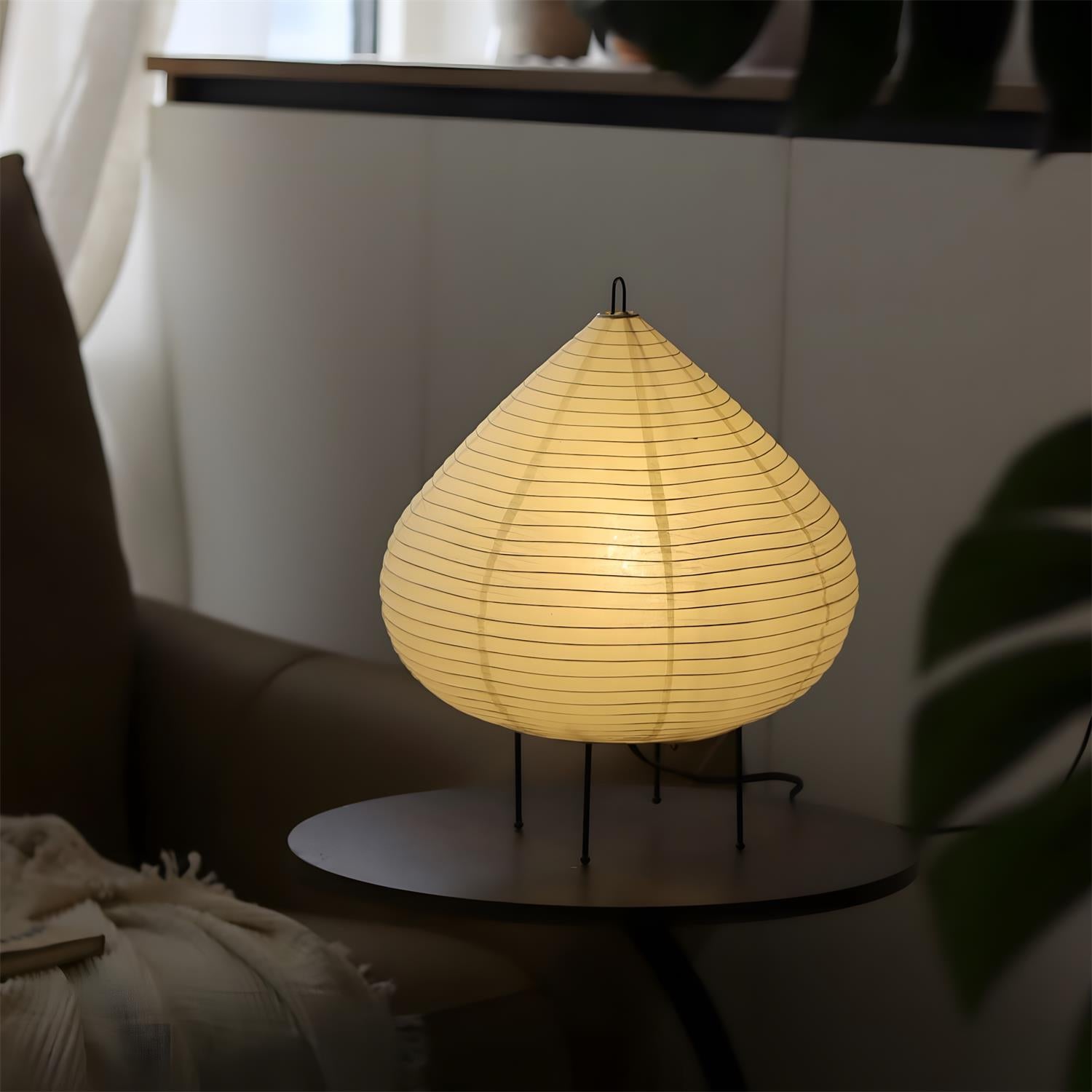 Chestnut Scandinavian Paper Table Light