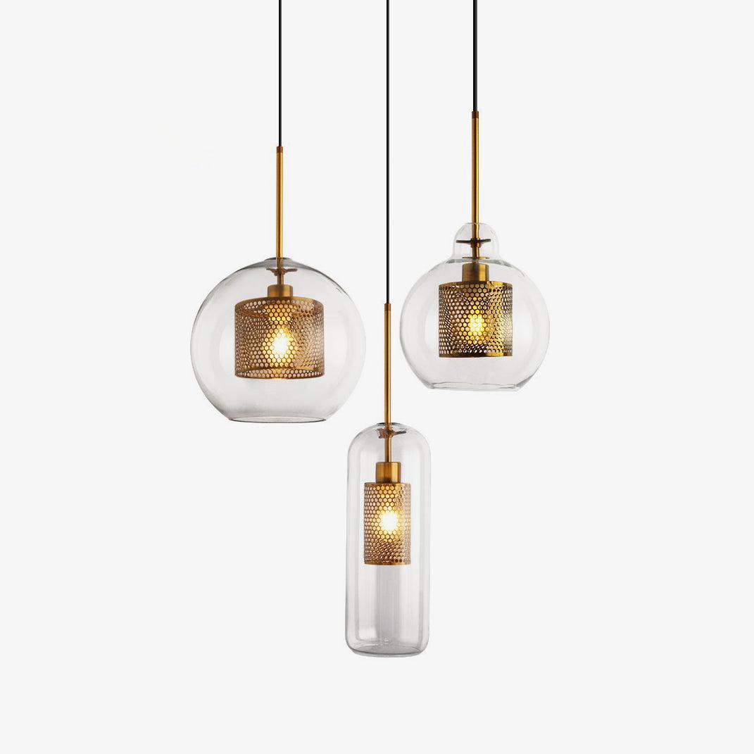 Combined Chiswick Glass Pendant Light - Blowlighting
