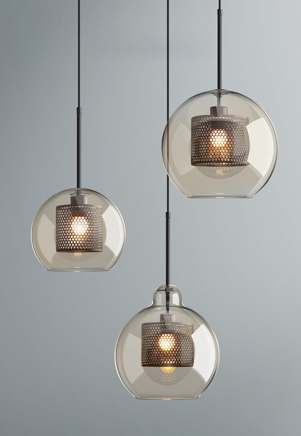Combined Chiswick Glass Pendant Light - Blowlighting