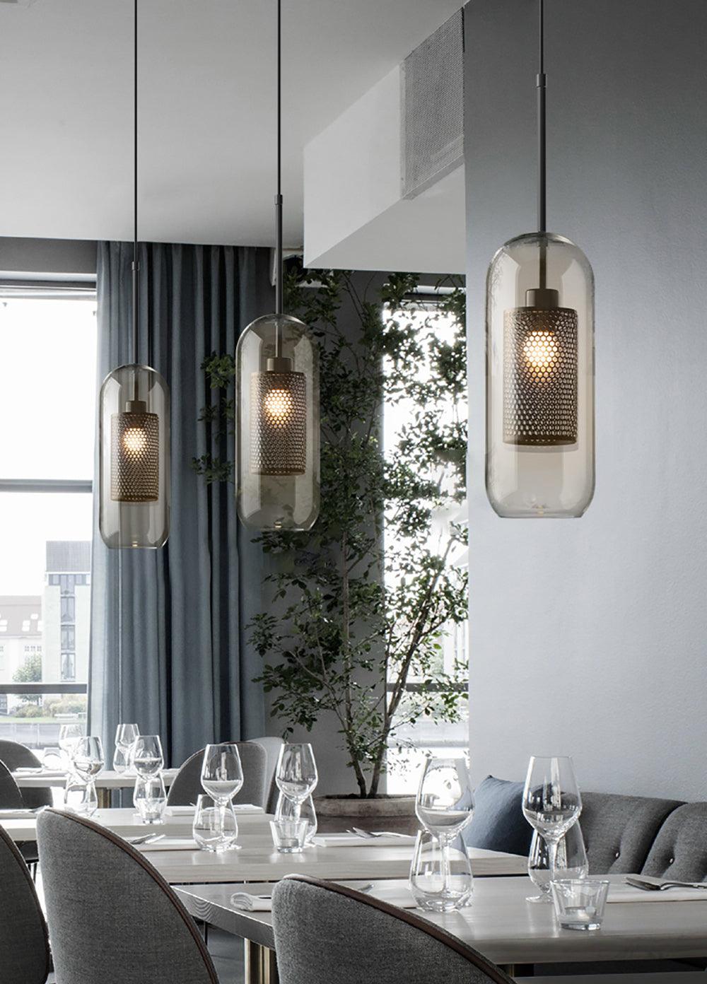 Combined Chiswick Glass Pendant Light - Blowlighting