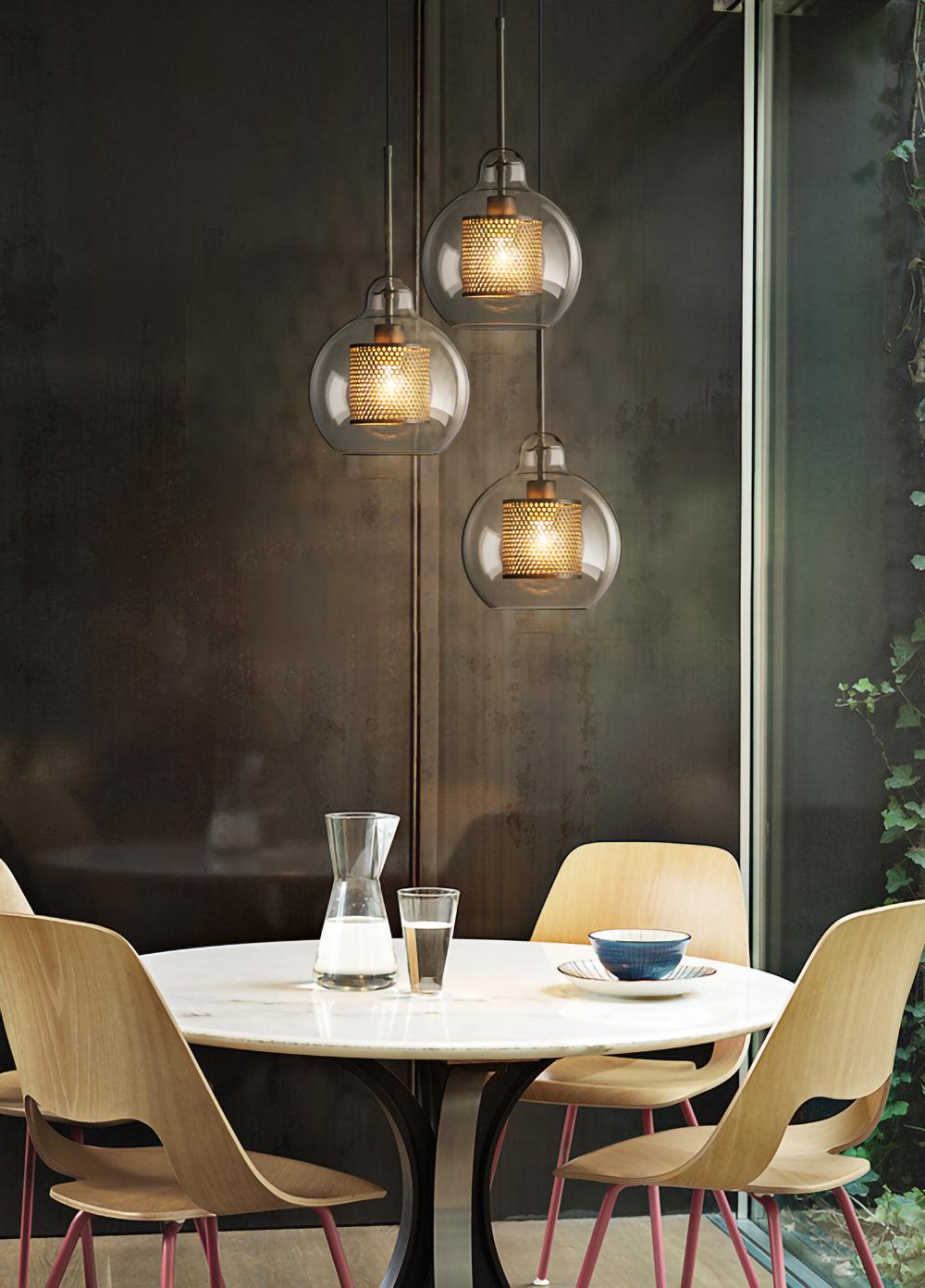 Combined Chiswick Glass Pendant Light - Blowlighting