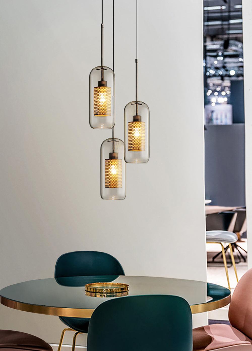 Combined Chiswick Glass Pendant Light - Blowlighting