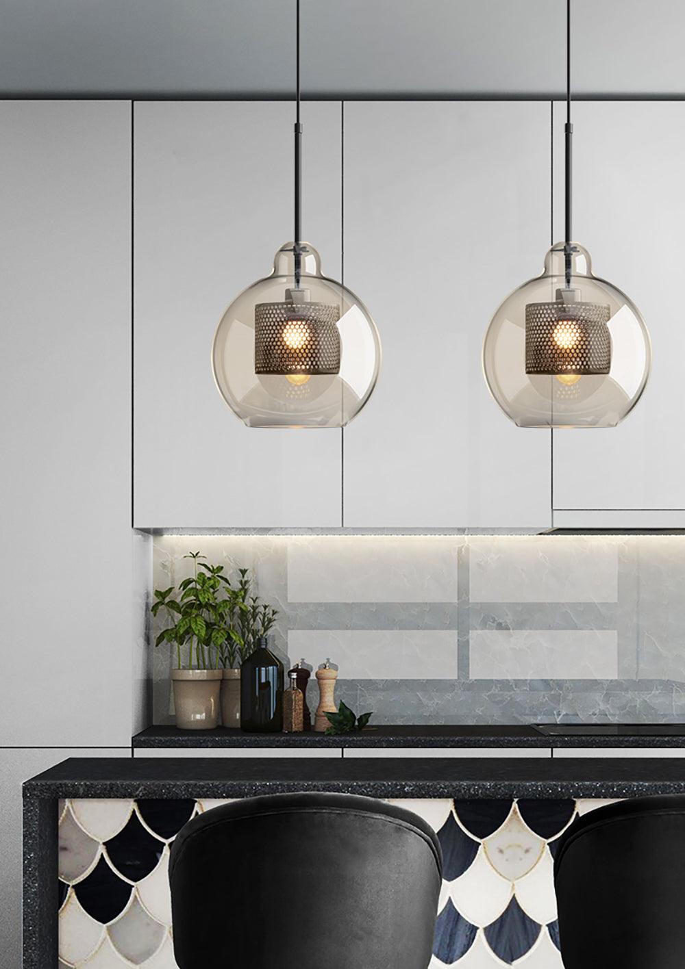 Combined Chiswick Glass Pendant Light - Blowlighting