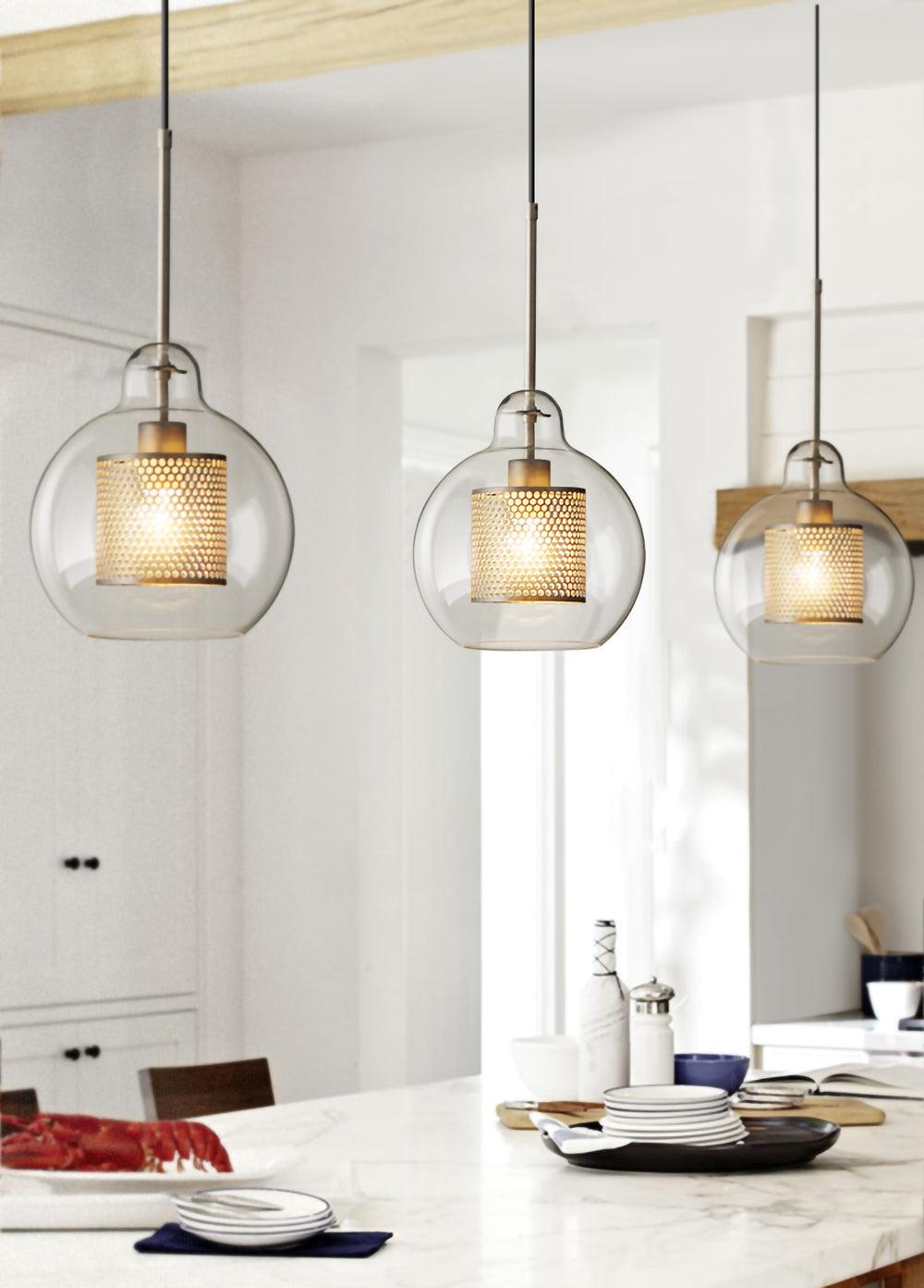 Combined Chiswick Glass Pendant Light - Blowlighting