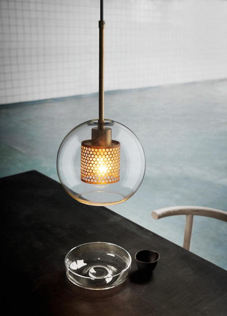 Combined Chiswick Glass Pendant Light - Blowlighting