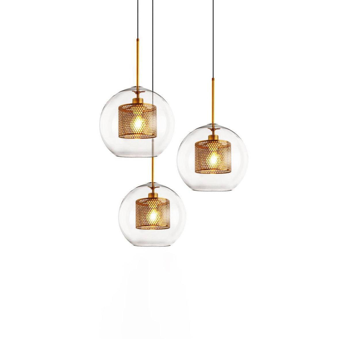 Combined Chiswick Glass Pendant Light - Blowlighting