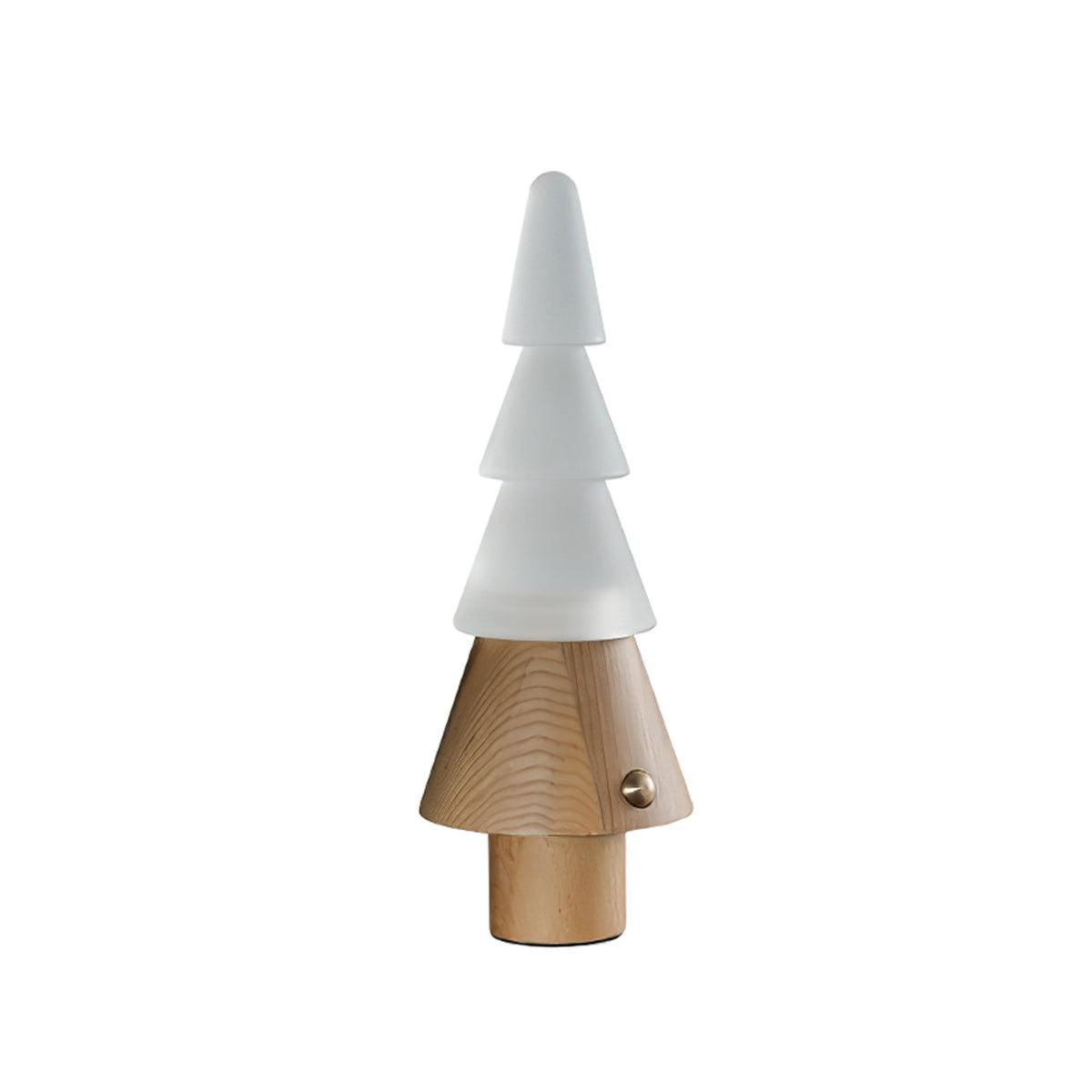 Olivia Modern Wood Table Lamp - Blowlighting