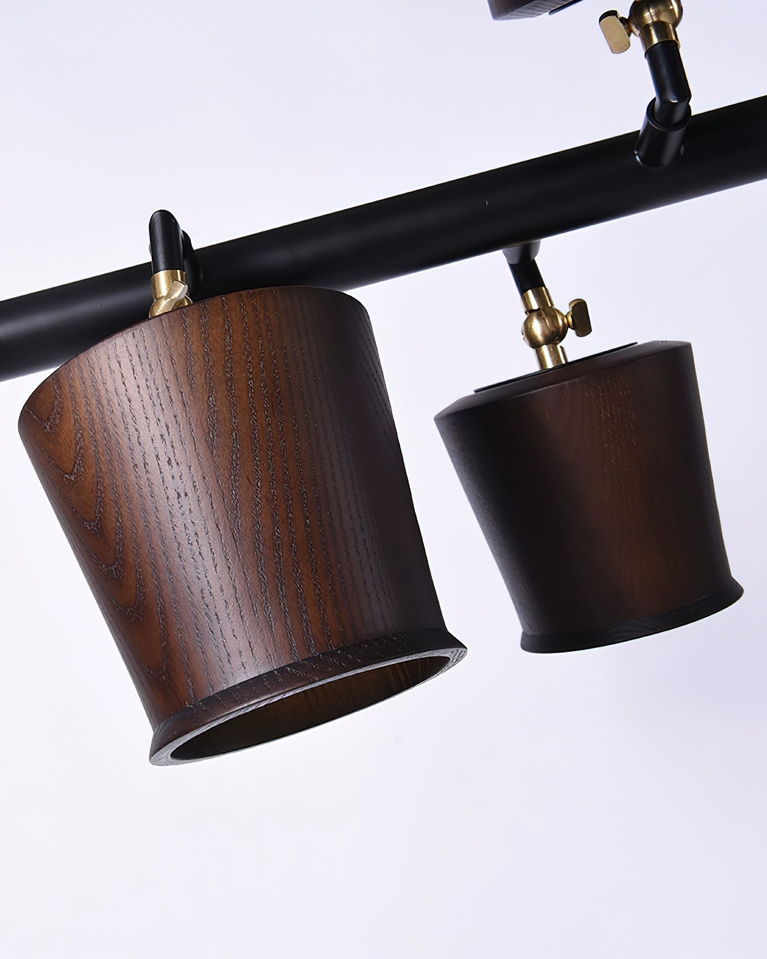 Avelira Rustic Wood Globe Linear Pendant Light - Blowlighting