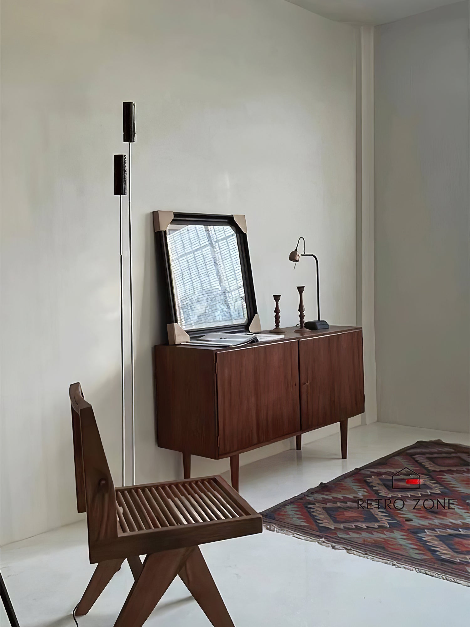 Telum Minimalist Black Floor Lamp - Blowlighting
