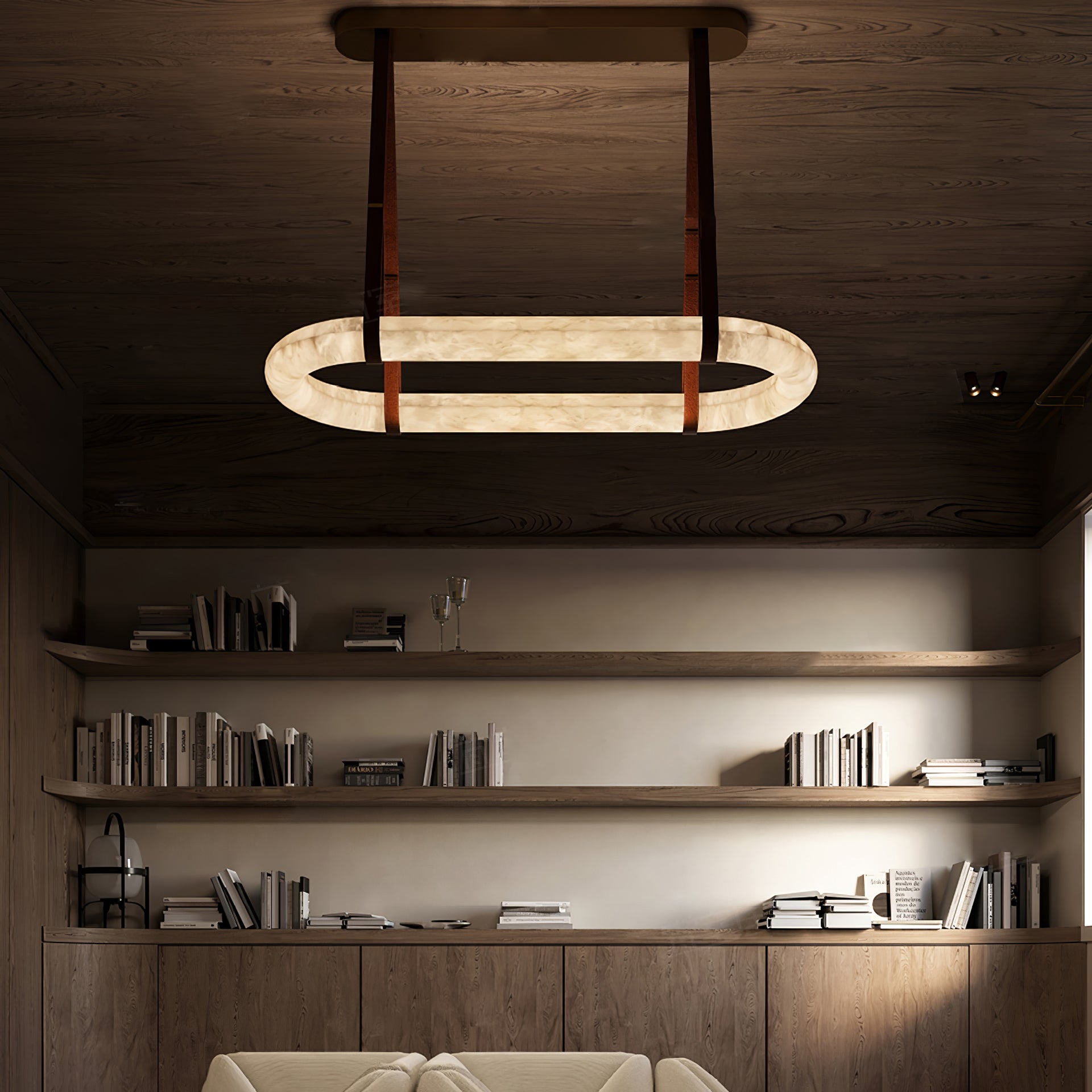 Nerina Alabaster Pendant Light - Blowlighting