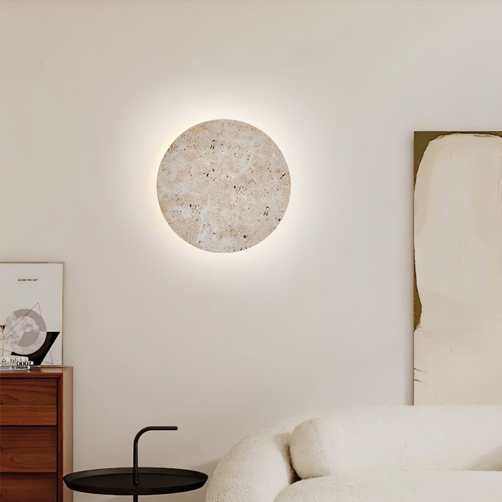 Aurzoren Minimalist Travertine Wall Light - Blowlighting