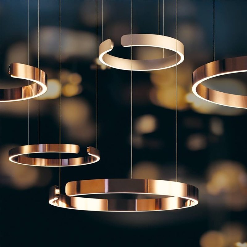 Zelaeora Modern Minimalist Metal Chandelier - Blowlighting