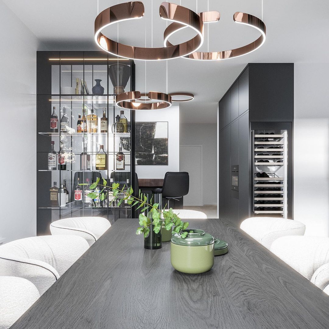 Zelaeora Modern Minimalist Metal Chandelier - Blowlighting