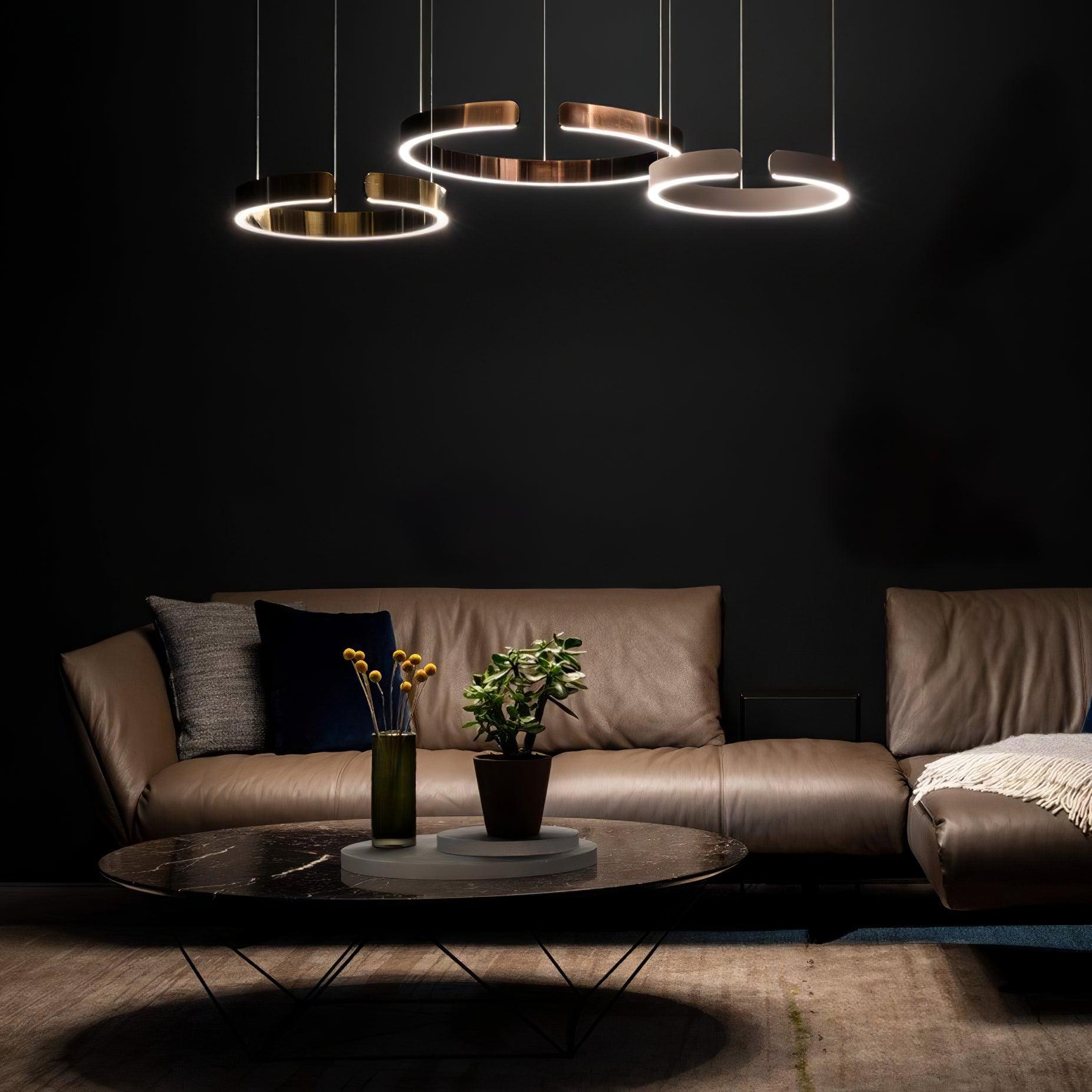Zelaeora Modern Minimalist Metal Chandelier - Blowlighting