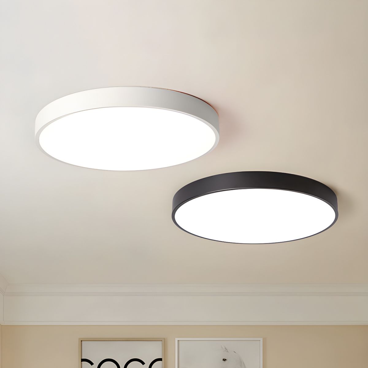 Circular Slimline Ceiling Light - Blowlighting