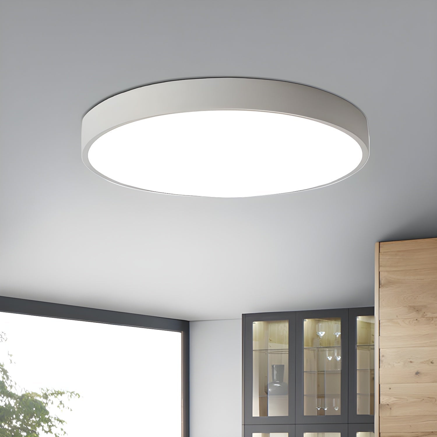 Circular Slimline Ceiling Light - Blowlighting