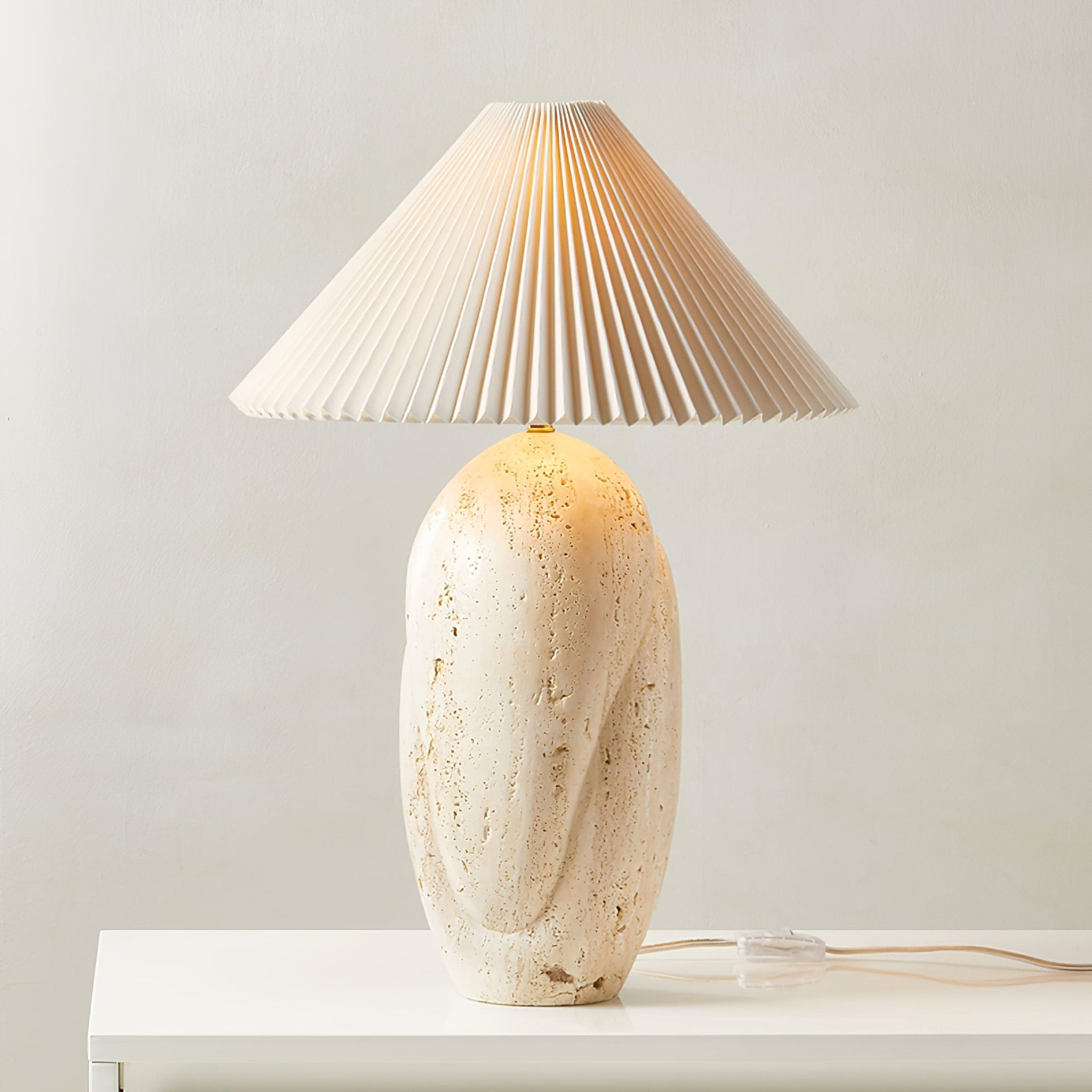 Eursolir Travertine Table Lamp - Blowlighting