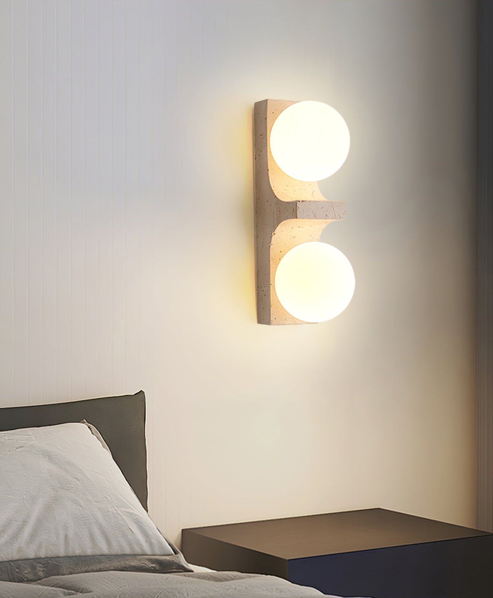 Umiren Travertine Wall Light - Blowlighting
