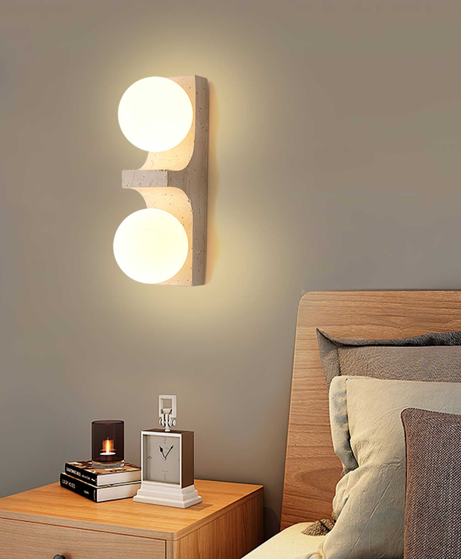 Umiren Travertine Wall Light - Blowlighting