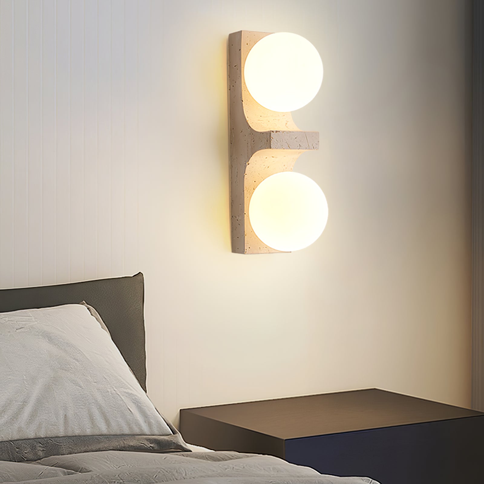 Umiren Travertine Wall Light - Blowlighting