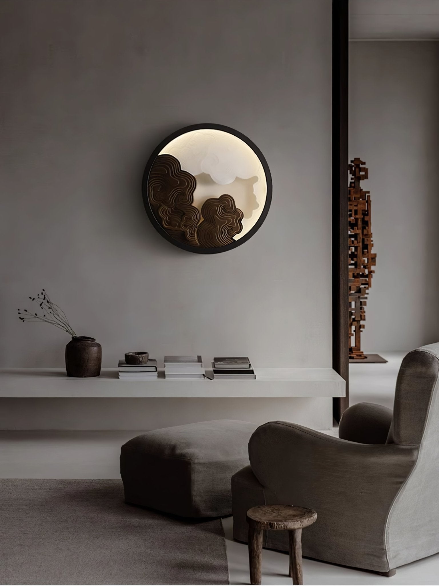 Grayson Modern Wood Wall Lamp - Blowlighting