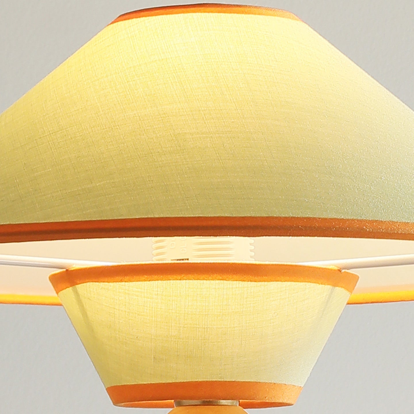 Citrus Wabi-Sabi Wood Dome Table Light