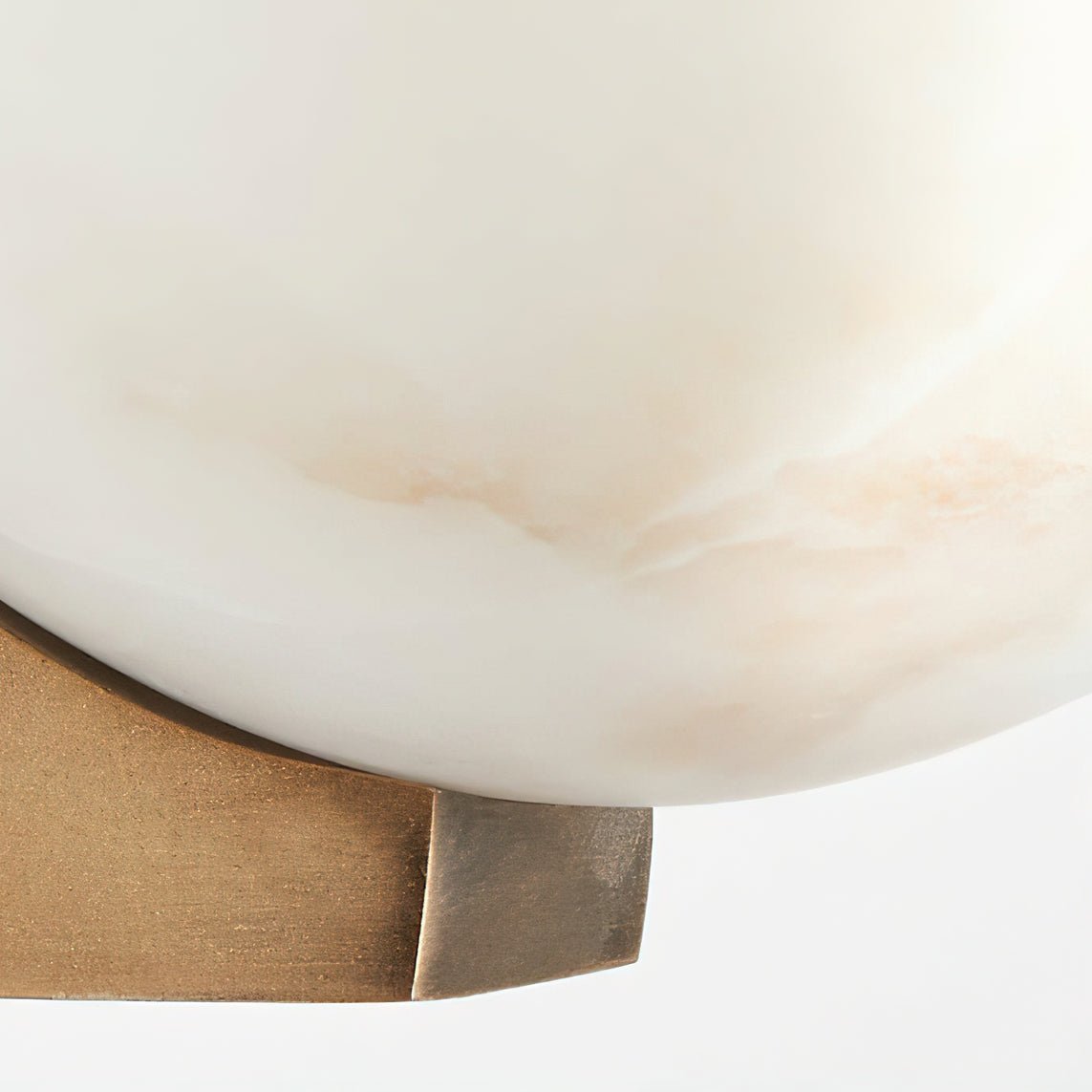 Corvina Bowl Alabaster Wall Light - Blowlighting