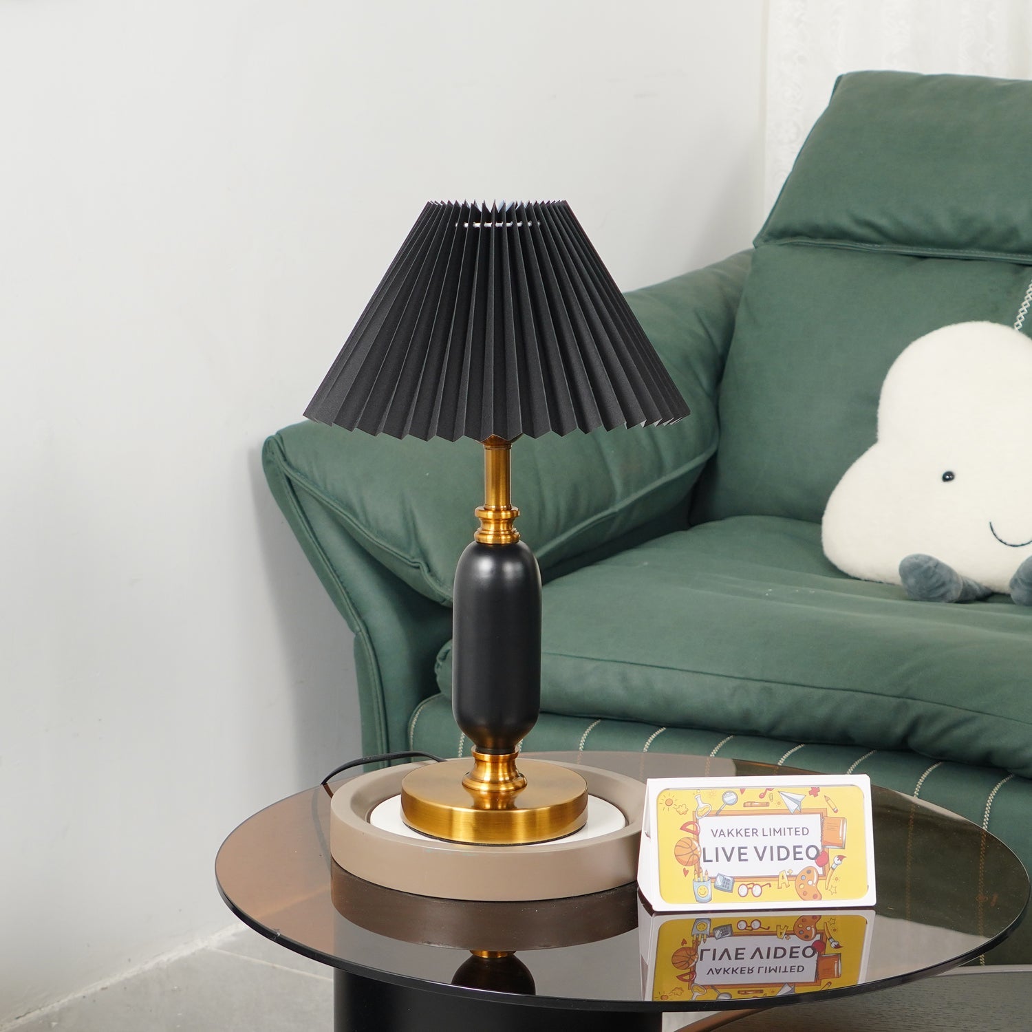 Aurmarila Fabric Table Lamp - Blowlighting