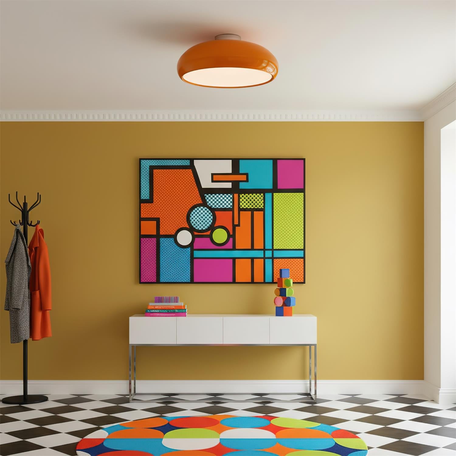 Clementine Modern Metal Ceiling Light