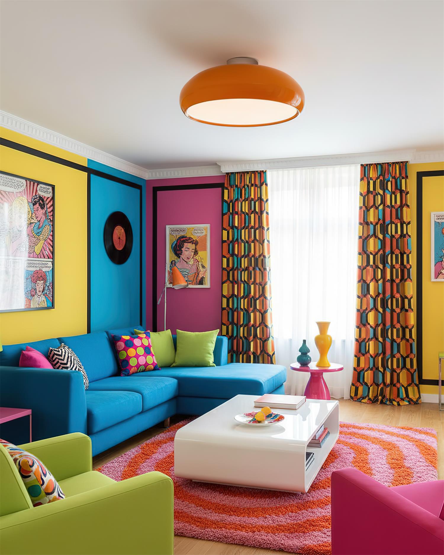 Clementine Modern Metal Ceiling Light