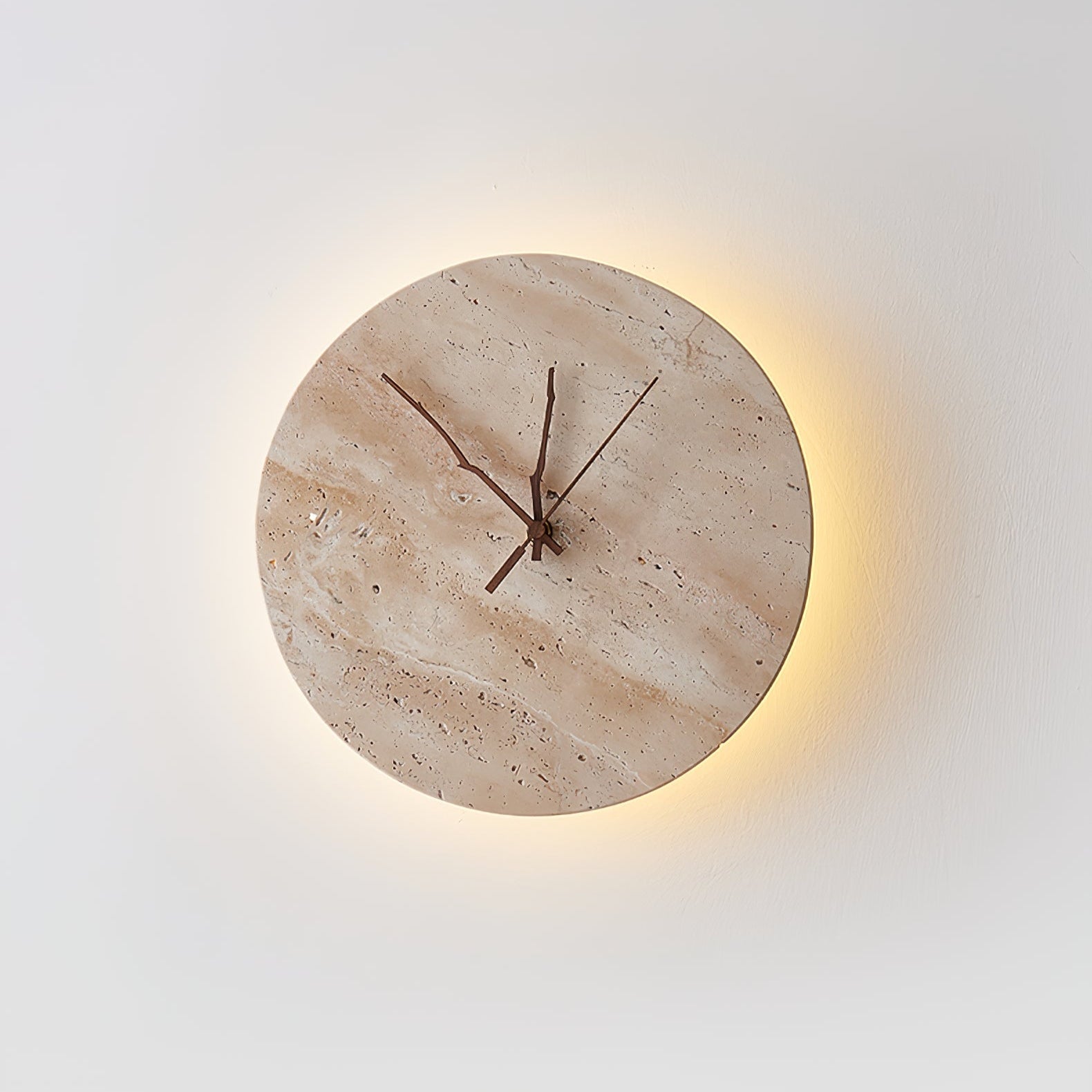 Volira Minimalist Travertine Wall Light - Blowlighting